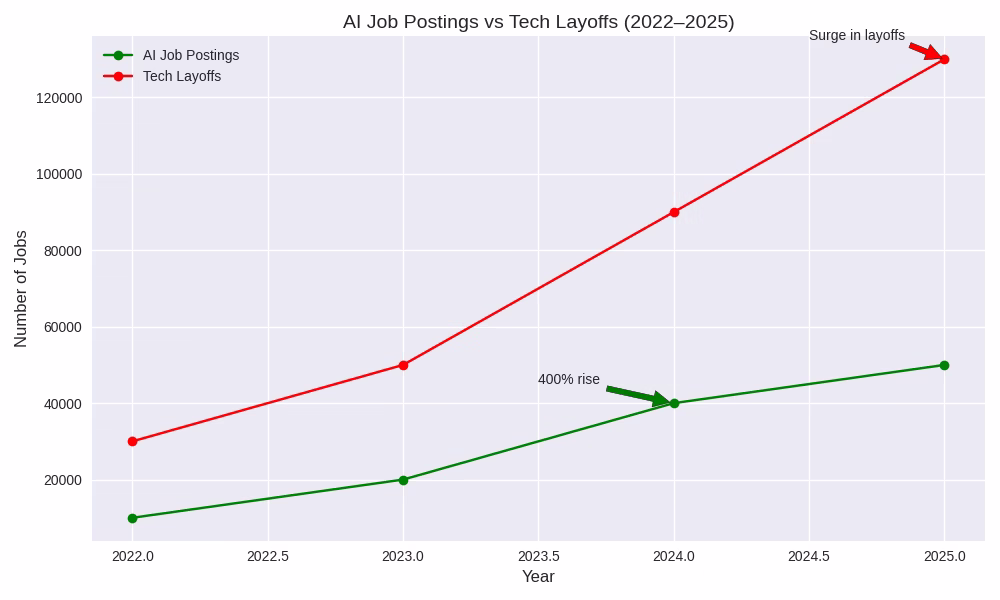 More AI jobs. Fewer human jobs.
